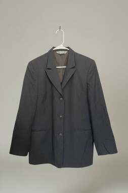 Vtg Austin Reed Womens Black 100% Worsted Wool Blazer Sz 10 Classic Old Money